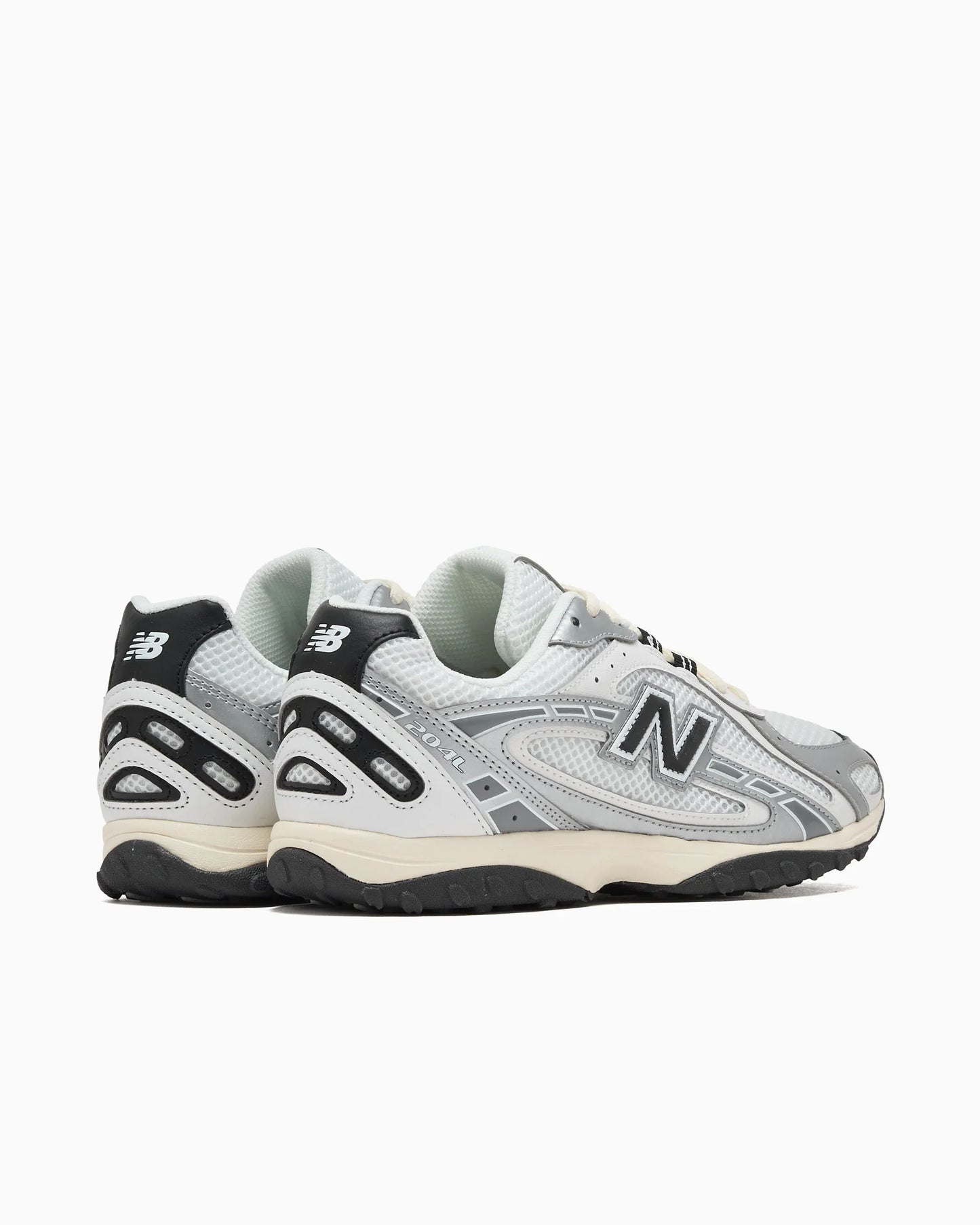 New Balance 204L argent métallisé et noir