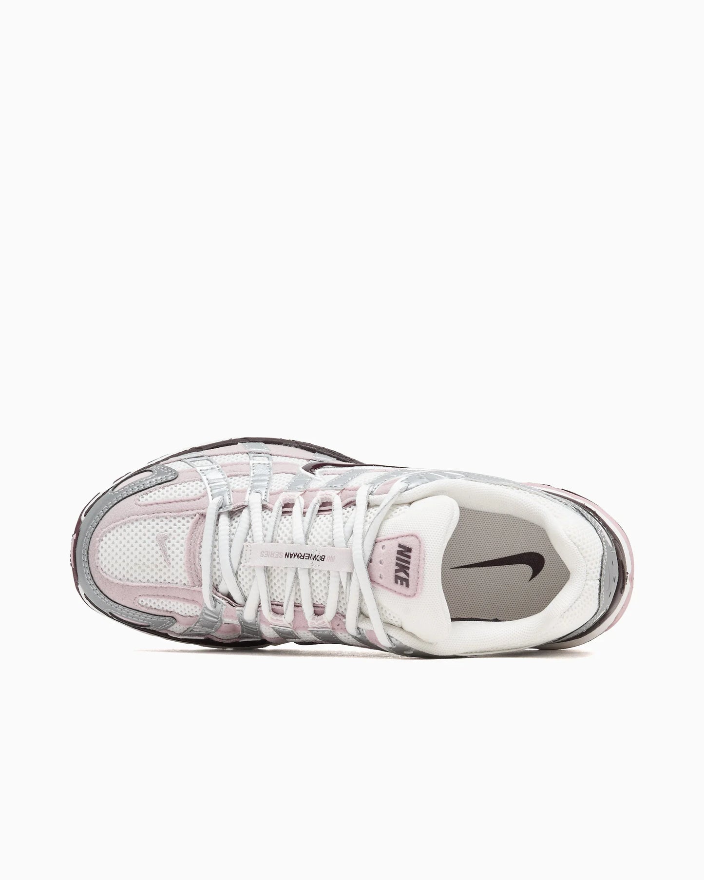 Nike P-6000 pour femmes Argent Bourgogne Prune Craie