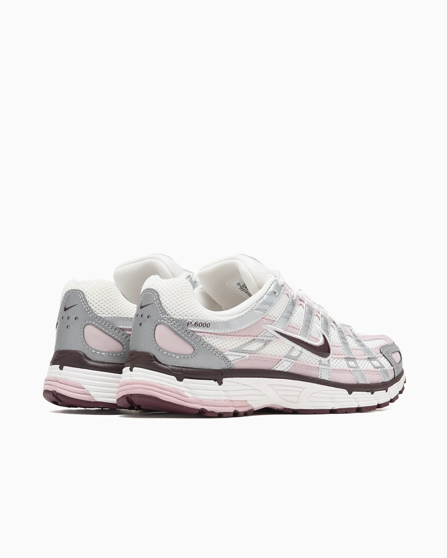Nike P-6000 pour femmes Argent Bourgogne Prune Craie
