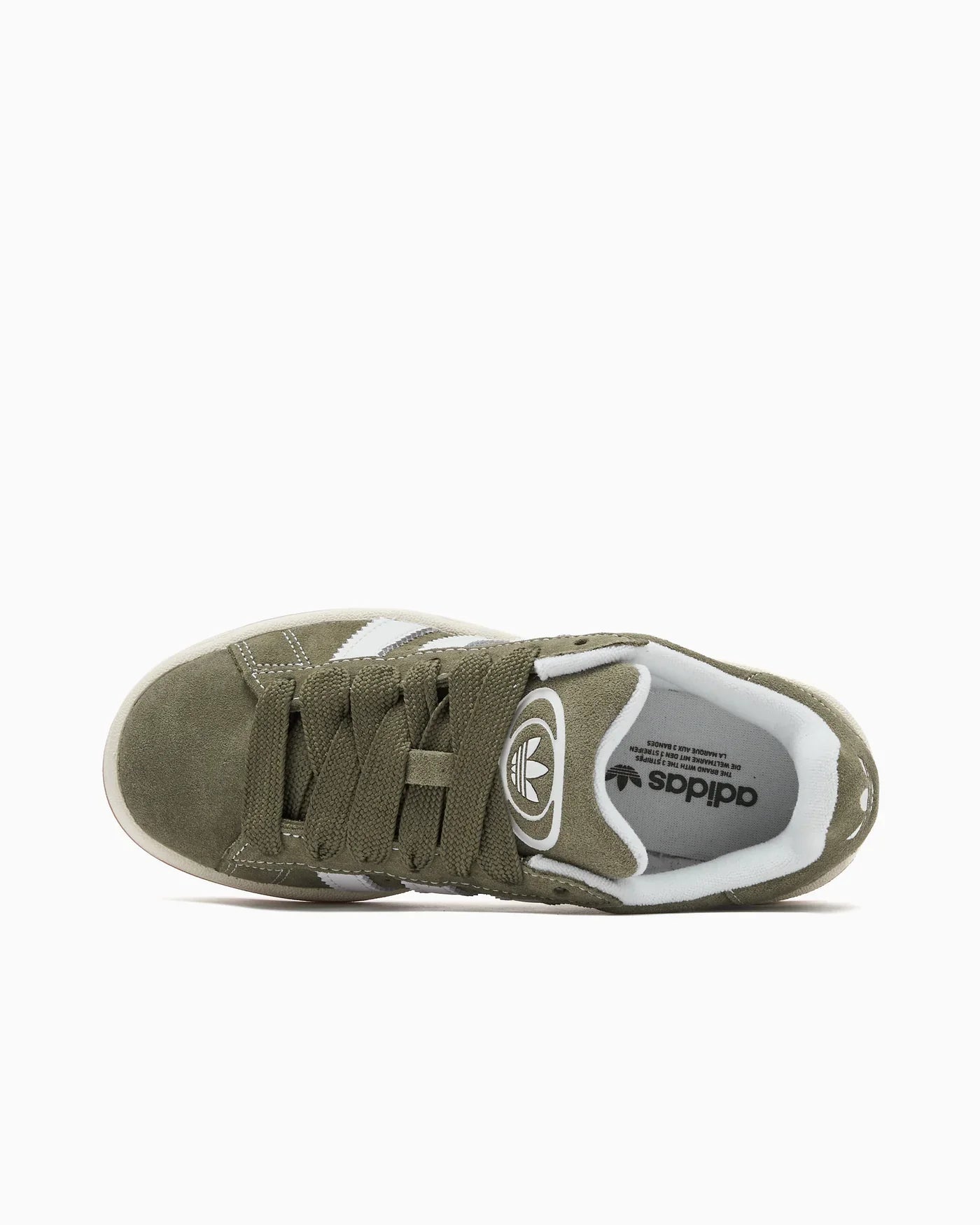 Adidas Campus 00s Olive Strata Semelle gomme blanche