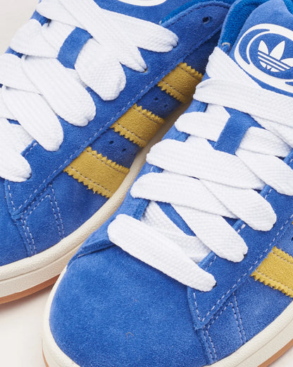 adidas Campus 00s bleu royal jaune solaire semelle en gomme