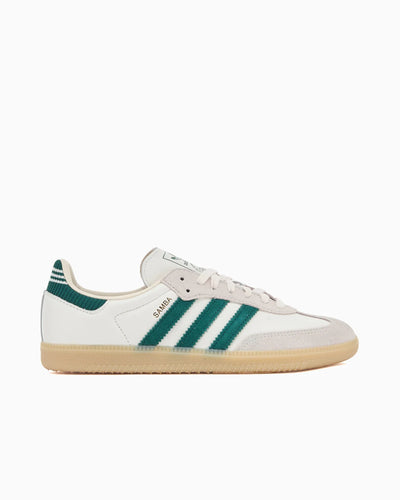 adidas Samba OG blanc vert universitaire semelle en gomme