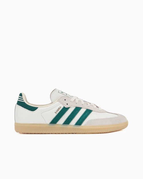adidas Samba OG blanc vert universitaire semelle en gomme