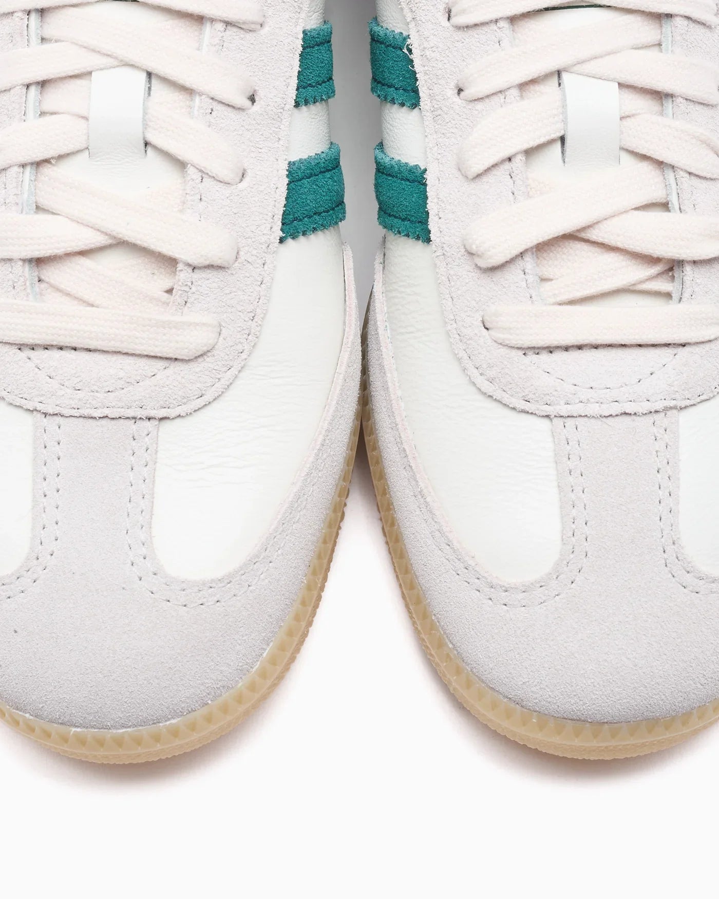 adidas Samba OG blanc vert universitaire semelle en gomme