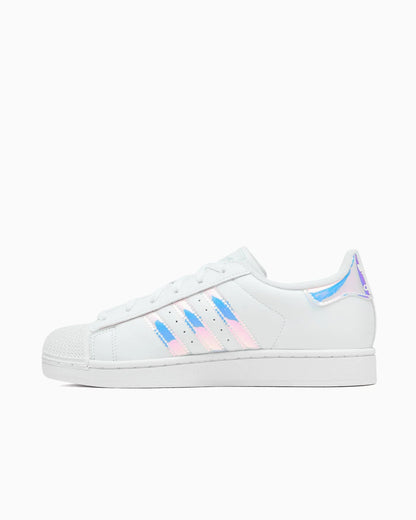 adidas Superstar II rayures blanches iridescentes (GS)