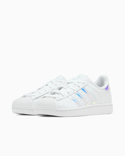 adidas Superstar II rayures blanches iridescentes (GS)