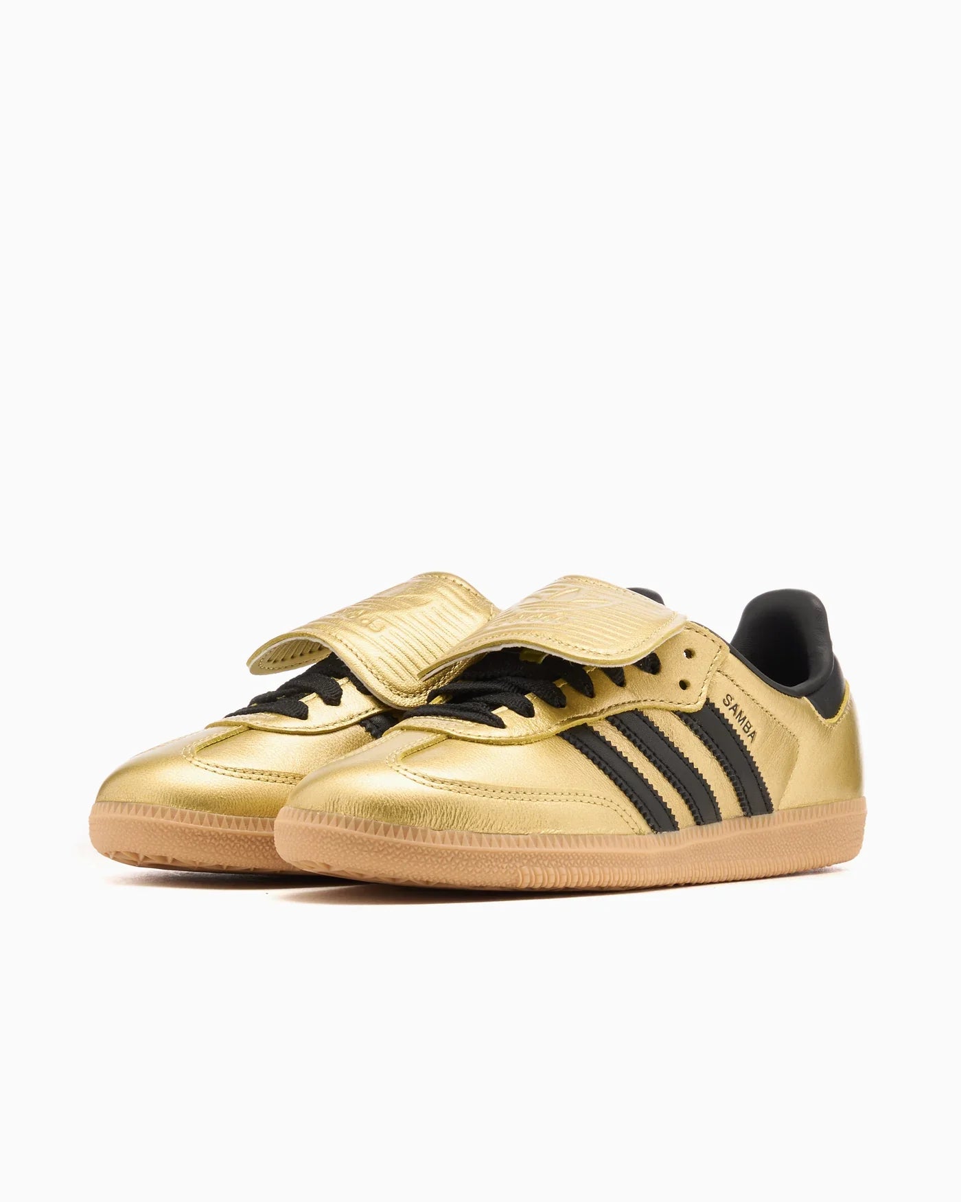 adidas Samba LT or métallisé semelle gomme noire (Femme)
