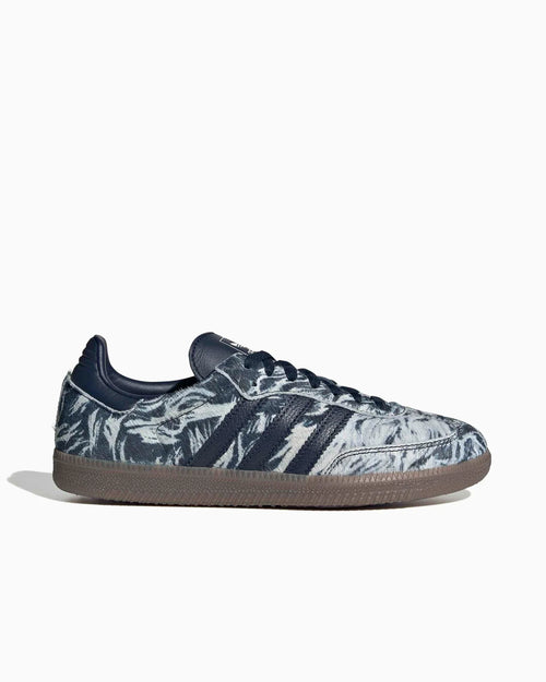 Adidas Samba OG en poil de poney Nuit Indigo Blanc cassé Femme