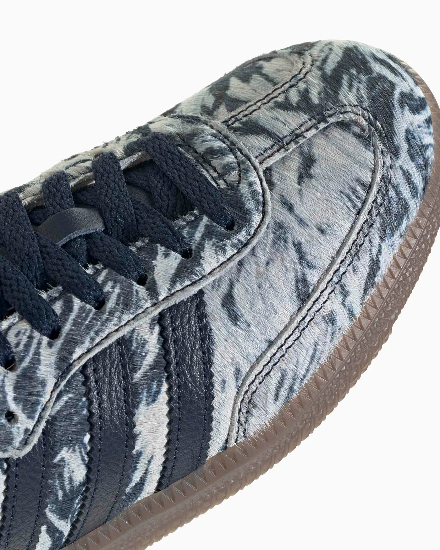 Adidas Samba OG en poil de poney Nuit Indigo Blanc cassé Femme