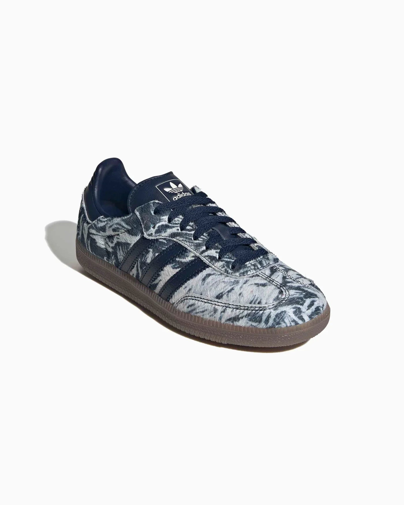Adidas Samba OG en poil de poney Nuit Indigo Blanc cassé Femme