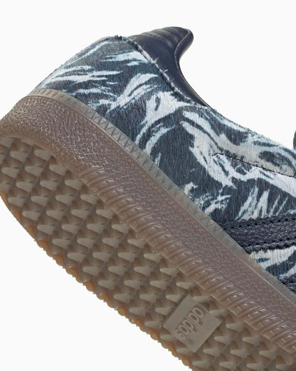 Adidas Samba OG en poil de poney Nuit Indigo Blanc cassé Femme