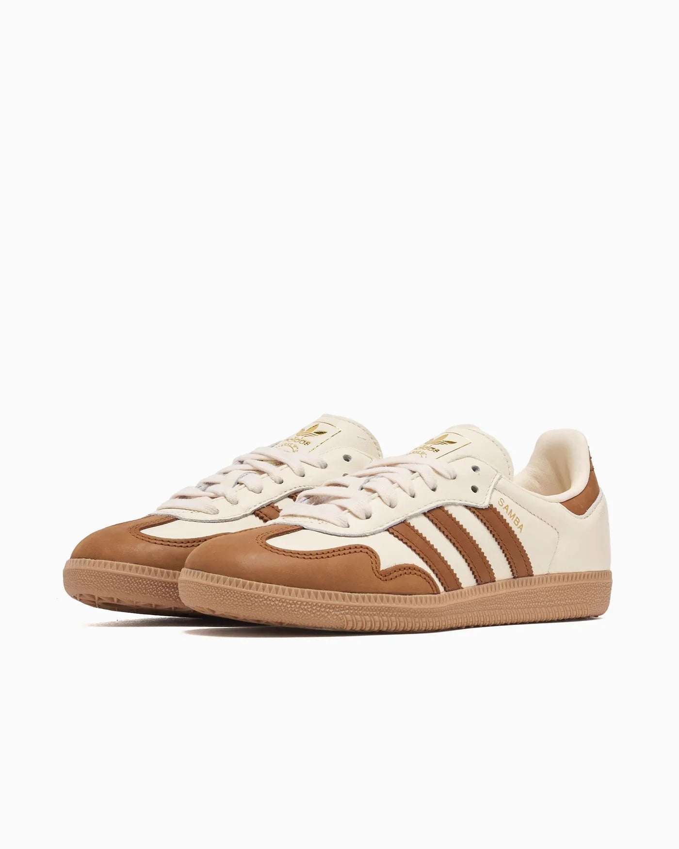 adidas Samba OG Wonder Blanc / Bronze Foncé (Femme)