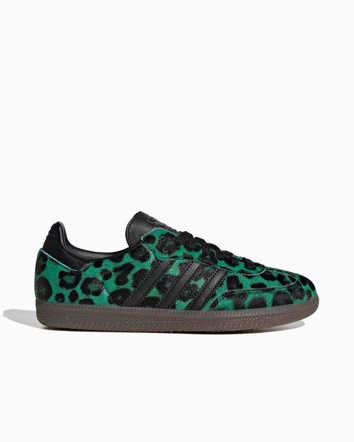 adidas Samba OG imprimé léopard vert criard semi (Femme)