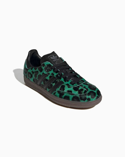 adidas Samba OG imprimé léopard vert criard semi (Femme)