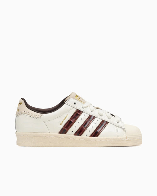 adidas Superstar Wales Bonner Blanc et Marron Croco