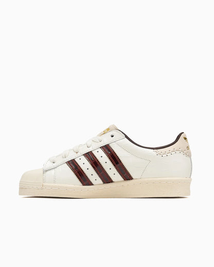 adidas Superstar Wales Bonner Blanc et Marron Croco