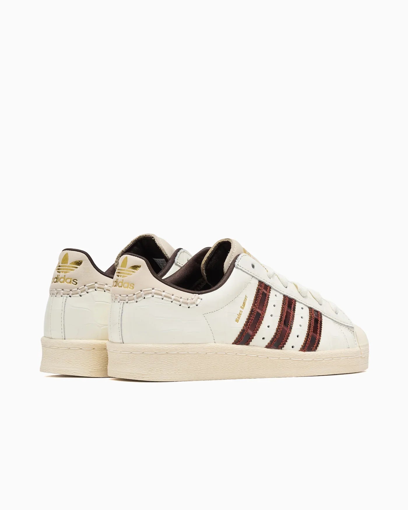 adidas Superstar Wales Bonner Blanc et Marron Croco