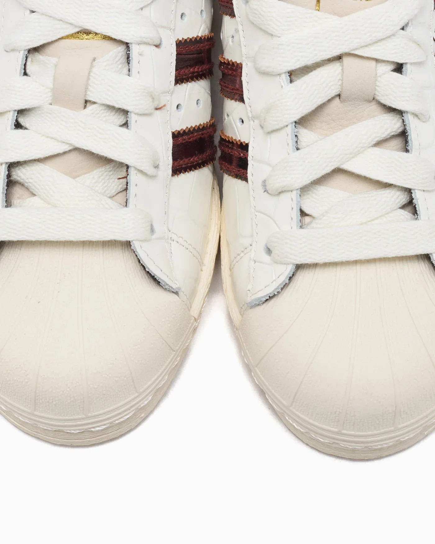 adidas Superstar Wales Bonner Blanc et Marron Croco