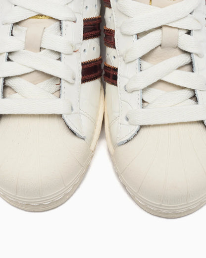 adidas Superstar Wales Bonner Blanc et Marron Croco