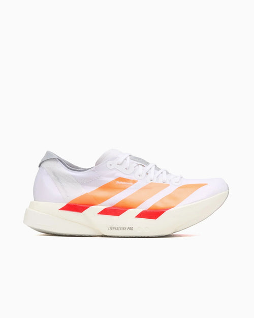 adidas Adizero Adios Pro 4 blanc lucide orange rouge