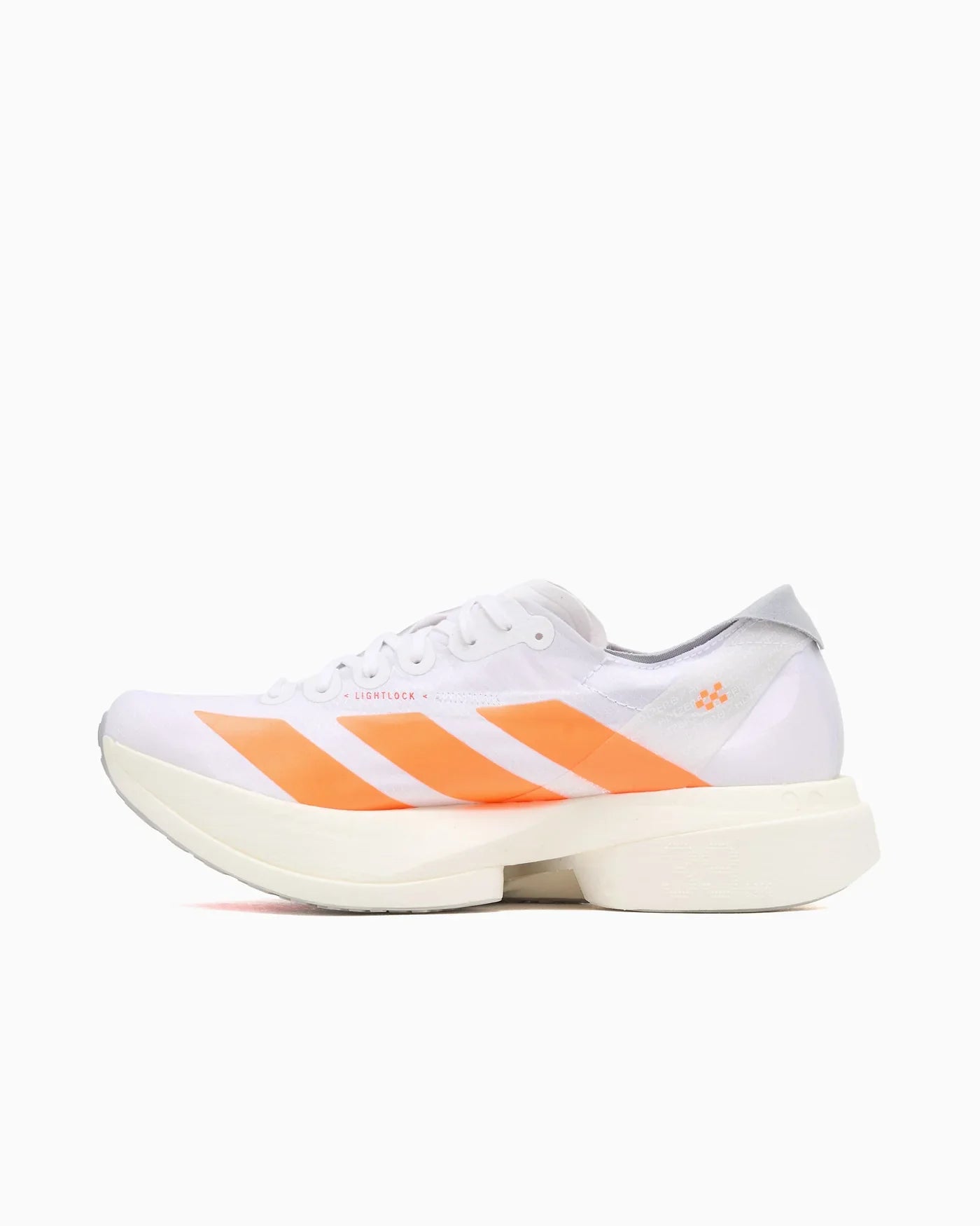 adidas Adizero Adios Pro 4 blanc lucide orange rouge