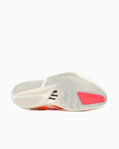 adidas Adizero Adios Pro 4 blanc lucide orange rouge
