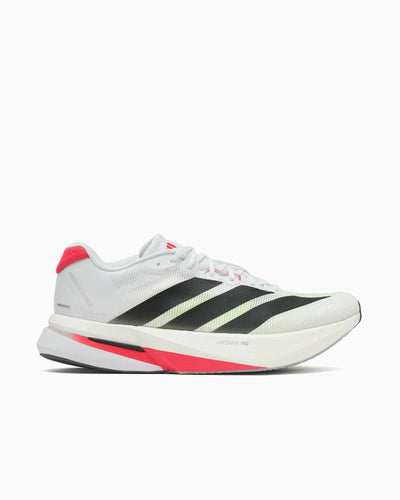 adidas Adizero Boston 13 Blanc Noir Rouge lucide
