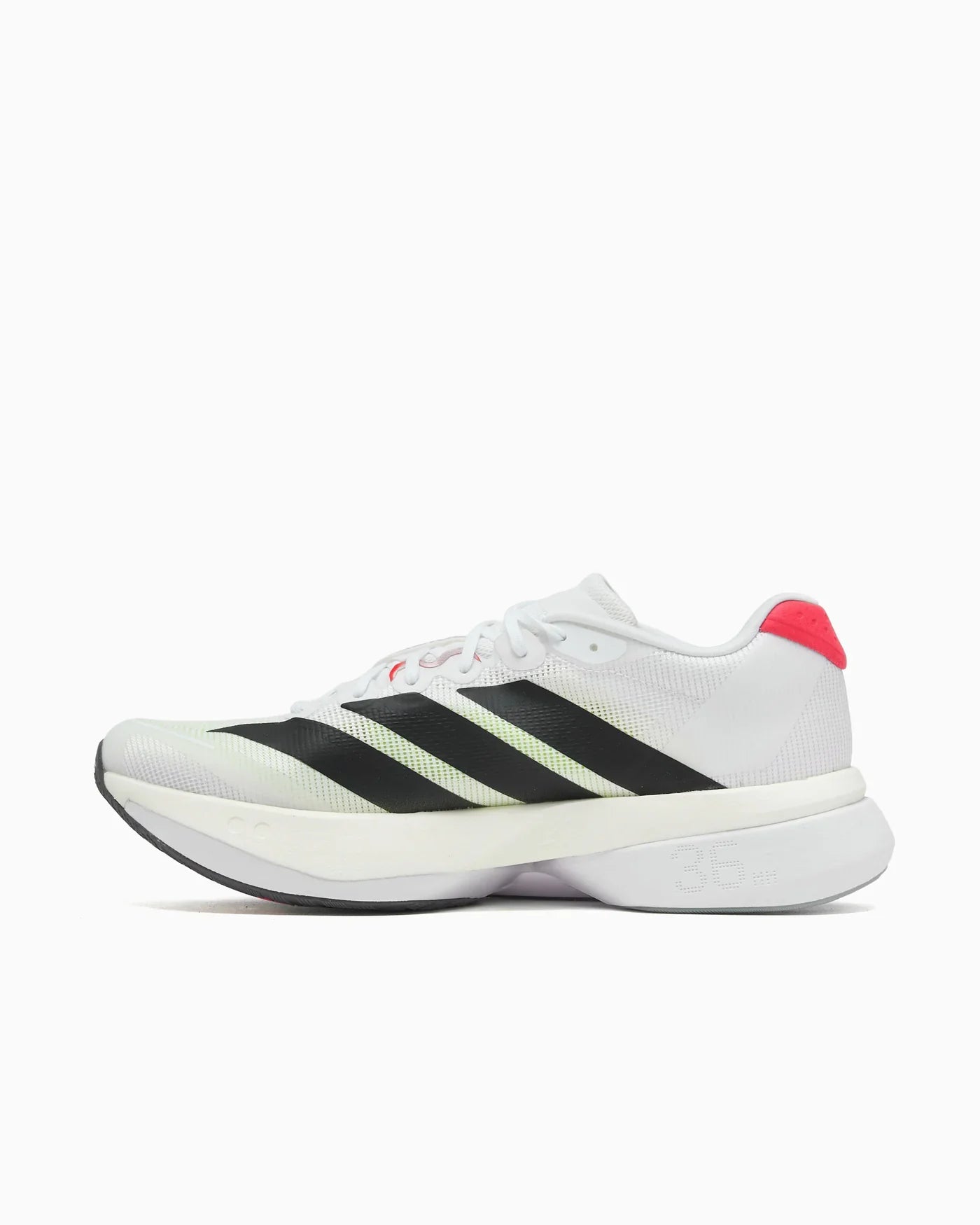 adidas Adizero Boston 13 Blanc Noir Rouge lucide