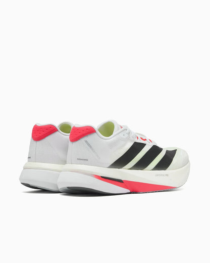 adidas Adizero Boston 13 Blanc Noir Rouge lucide