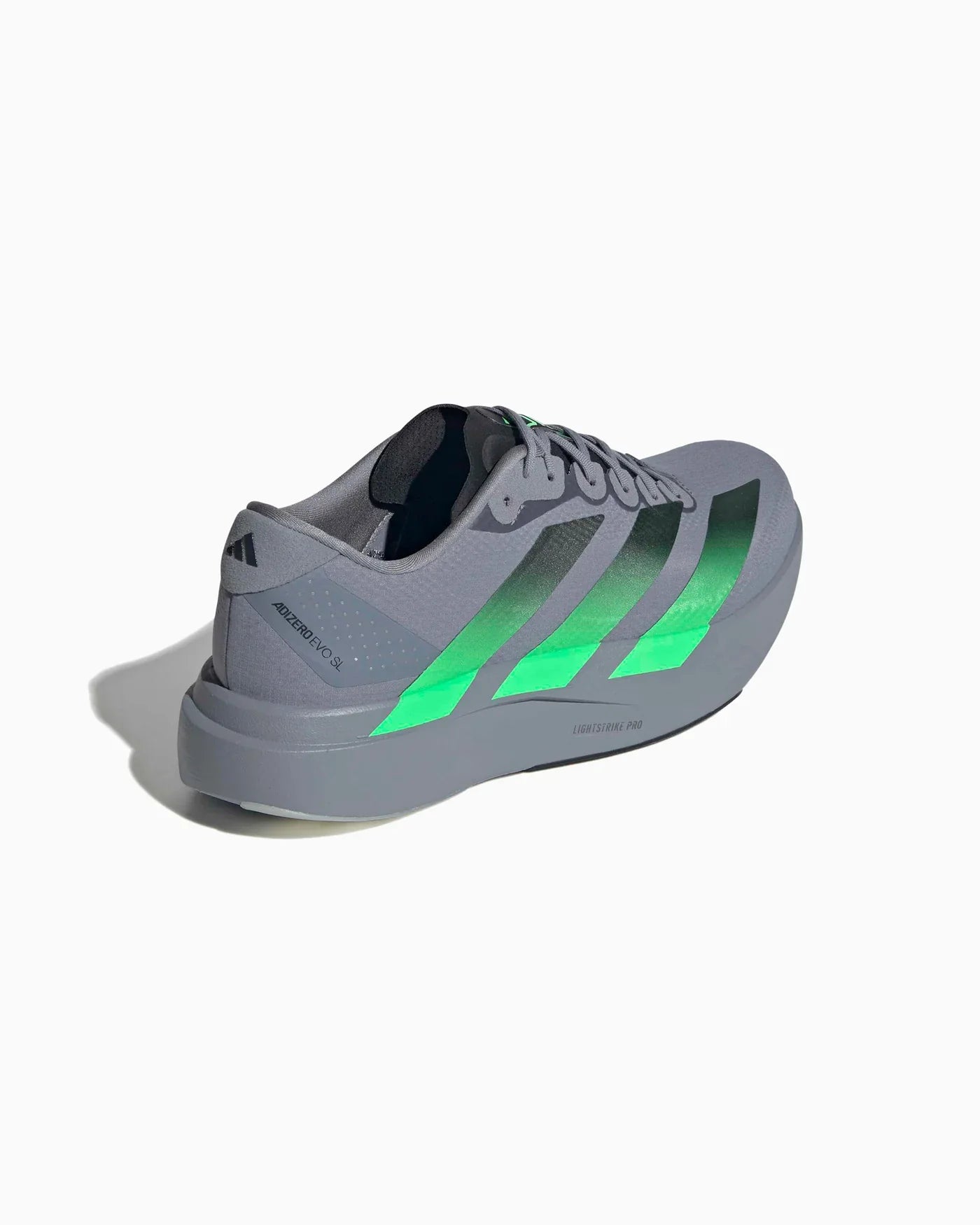 adidas Adizero Evo SL Tissé Gris et Vert criant