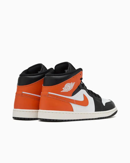 Jordan 1 Mid Bout Noir Starfish