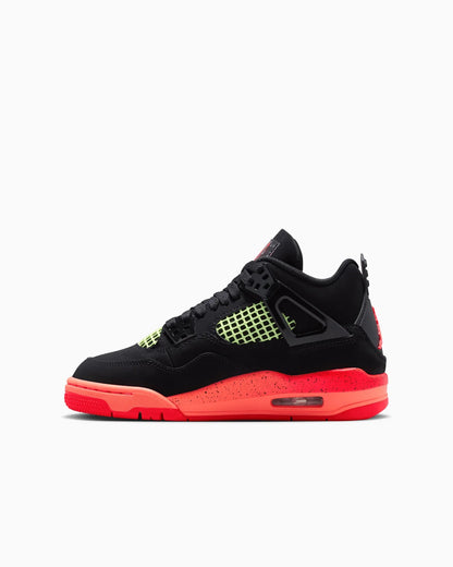 Jordan 4 Retro Noir Infrared Barely Volt