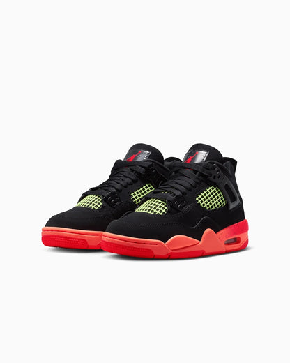 Jordan 4 Retro Noir Infrared Barely Volt