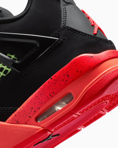 Jordan 4 Retro Noir Infrared Barely Volt