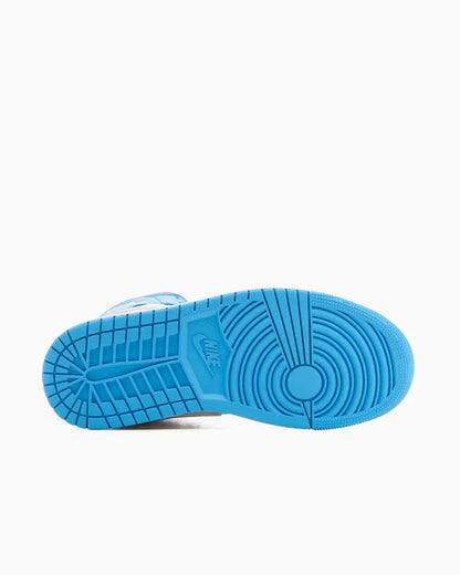 Jordan 1 Mid Bleu poudré foncé Blanc Sail Gris neutre (Femme)