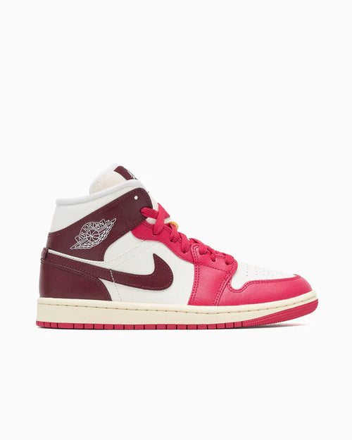 Jordan 1 Mid Sail Mystic Hibiscus (Femme)