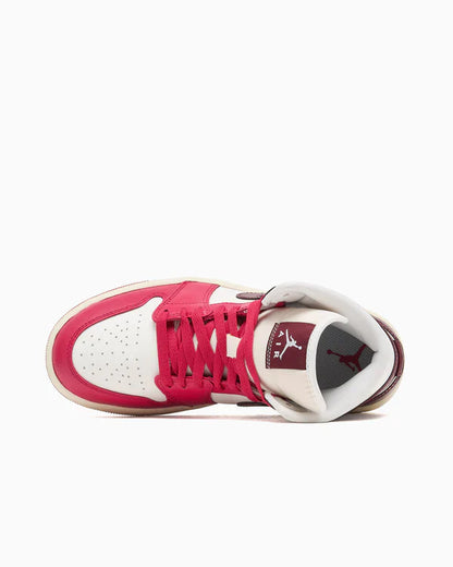 Jordan 1 Mid Sail Mystic Hibiscus (Femme)