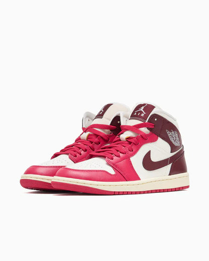 Jordan 1 Mid Sail Mystic Hibiscus (Femme)