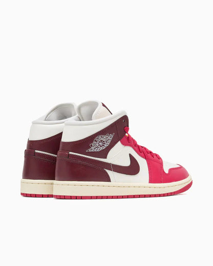 Jordan 1 Mid Sail Mystic Hibiscus (Femme)