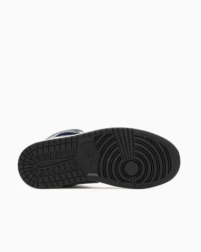 Jordan 1 Mid SE bleu métallisé matelassé (Femmes)