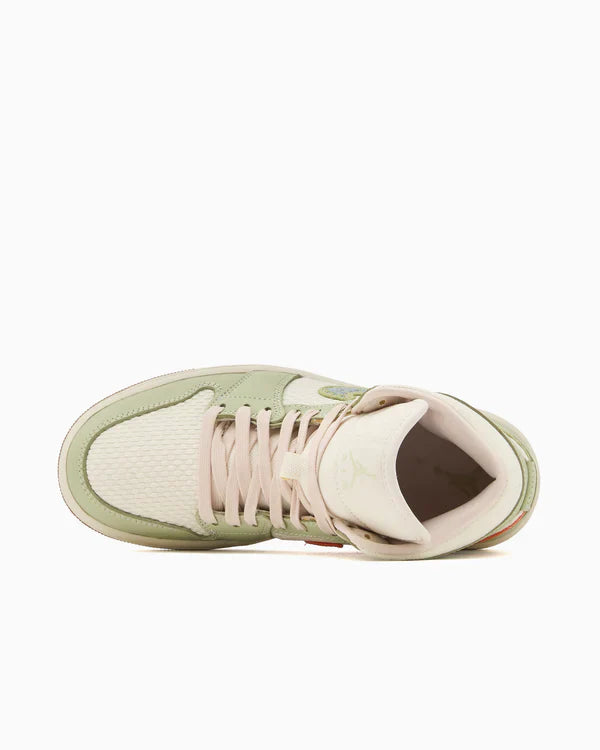 Jordan 1 Mid SE Olive Aura (Femme)