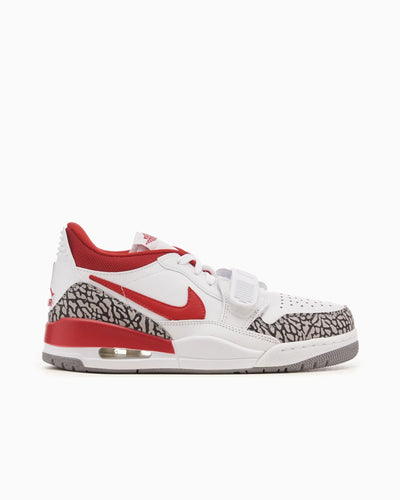 Jordan Legacy 312 Low Blanc Ciment Rouge Gym