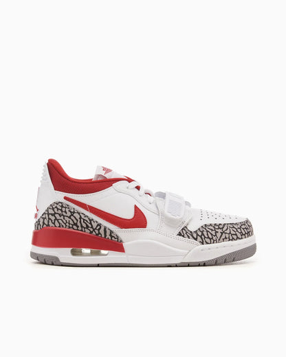 Jordan Legacy 312 Low Blanc Ciment Rouge Gym