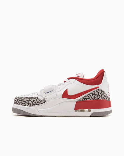 Jordan Legacy 312 Low Blanc Ciment Rouge Gym
