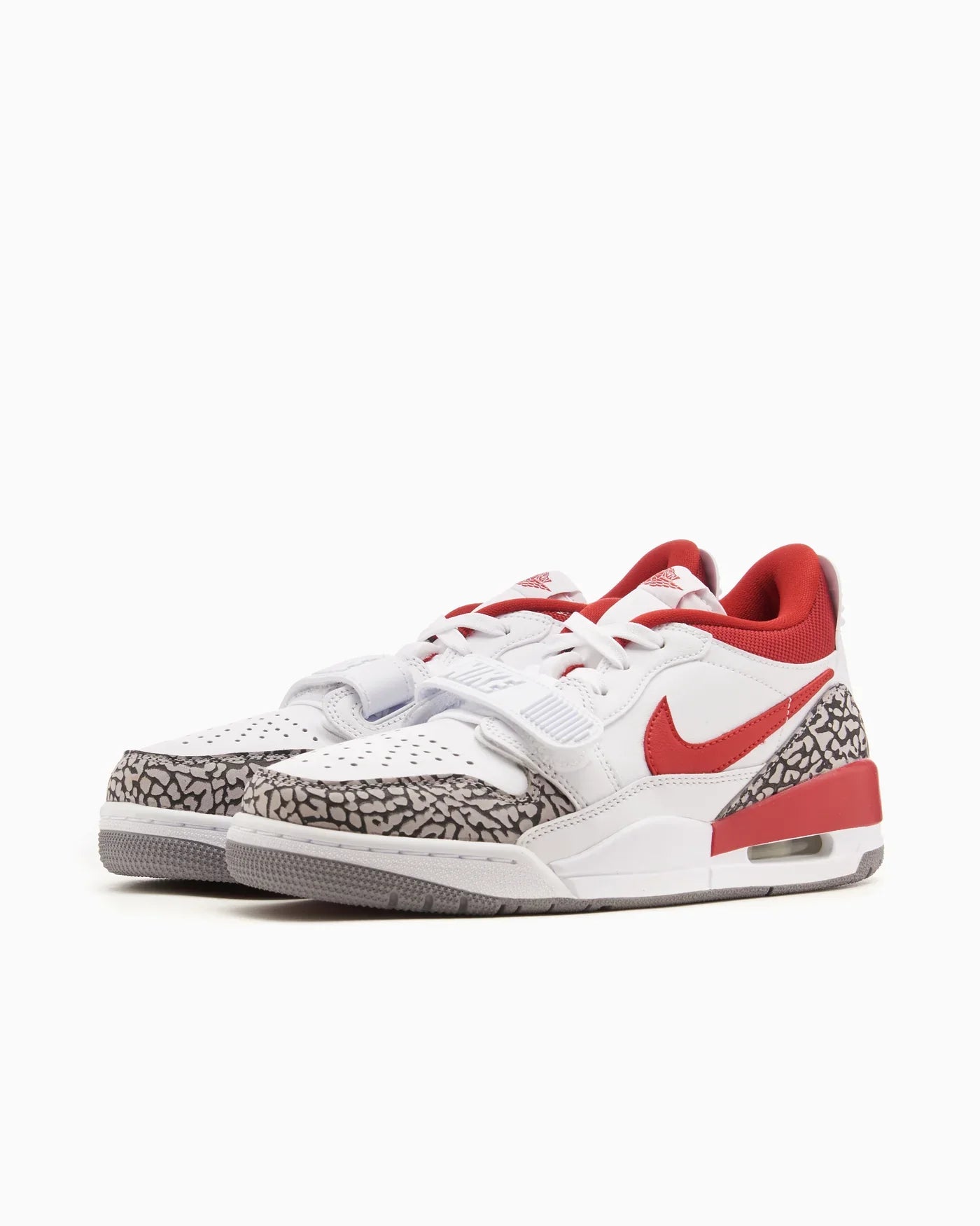 Jordan Legacy 312 Low Blanc Ciment Rouge Gym