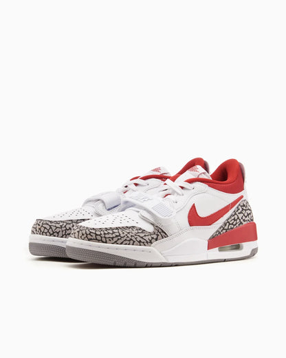 Jordan Legacy 312 Low Blanc Ciment Rouge Gym