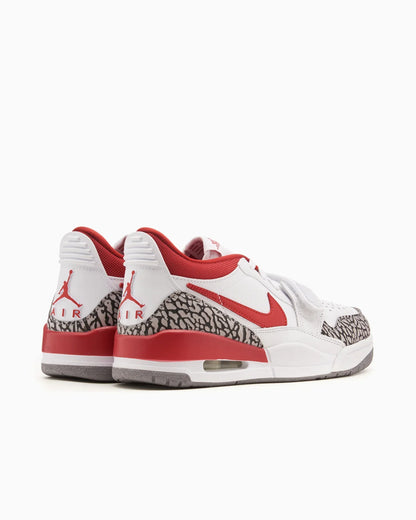 Jordan Legacy 312 Low Blanc Ciment Rouge Gym