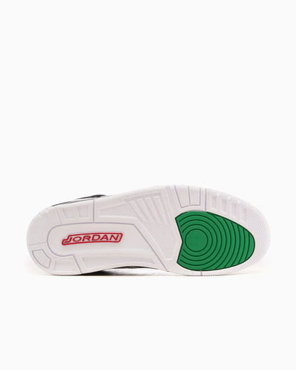 Jordan Spizike Low Noir Vert Classique Blanc Rouge Varsité