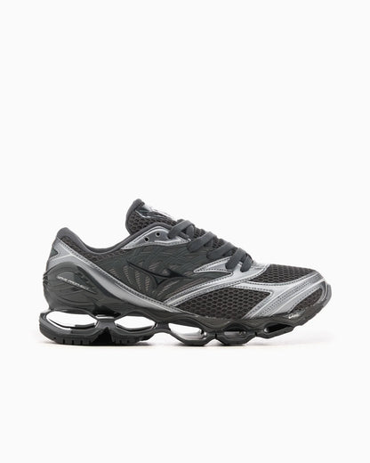 Mizuno Wave Prophecy LS Y2K Pack noir sable gris métallisé