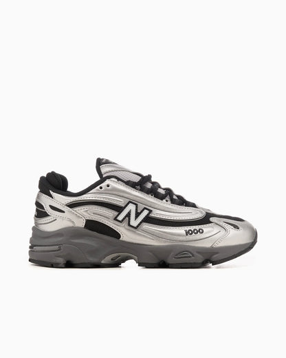 New Balance 1000 noir et argent métallique
